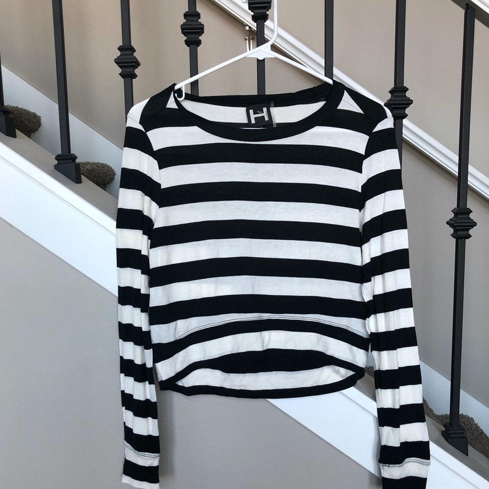 Striped crop top